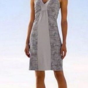 Patagonia Mosaic Gray Corinne Dress Size Medium